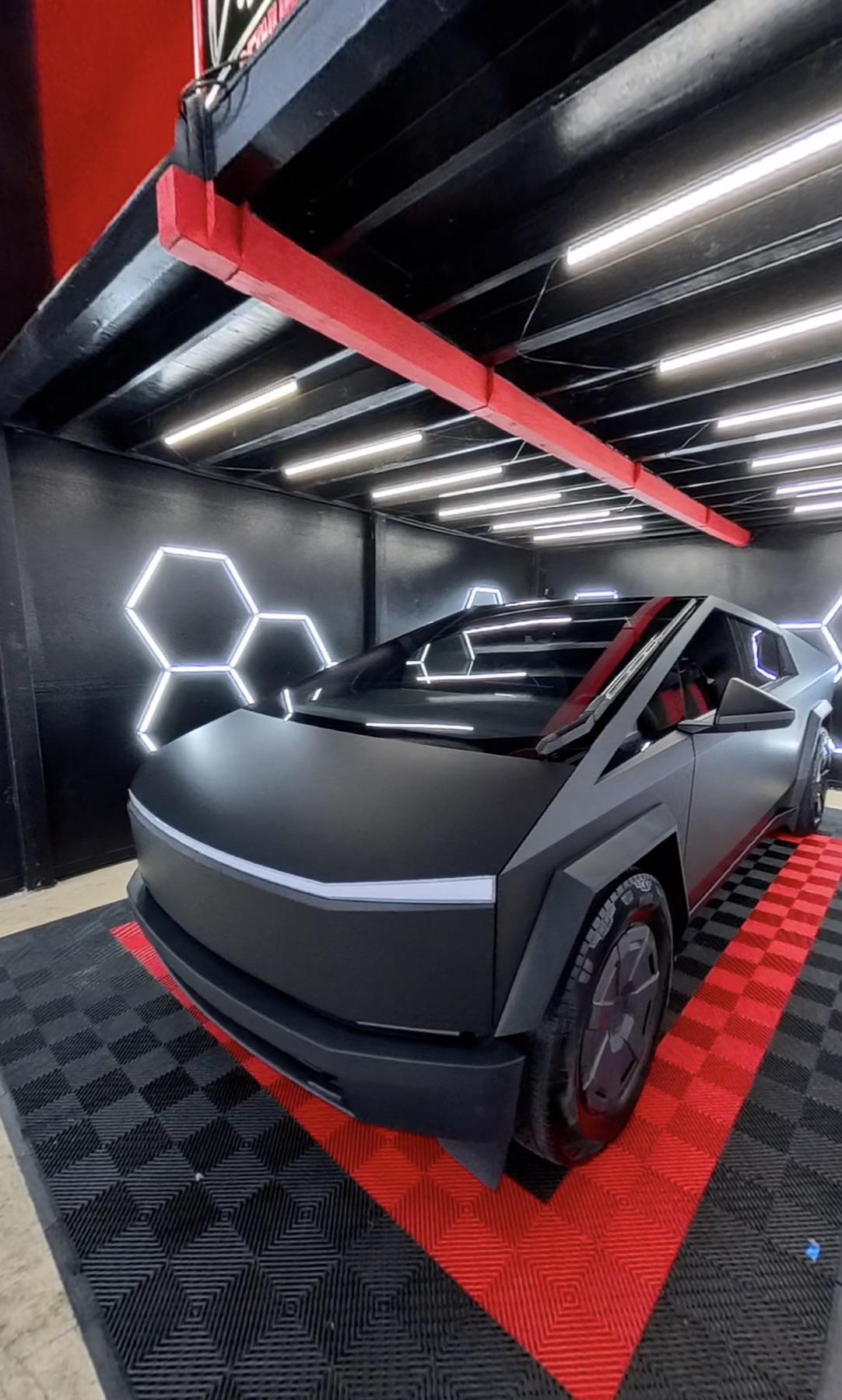 Tesla Cybertruck — Matte black wrap