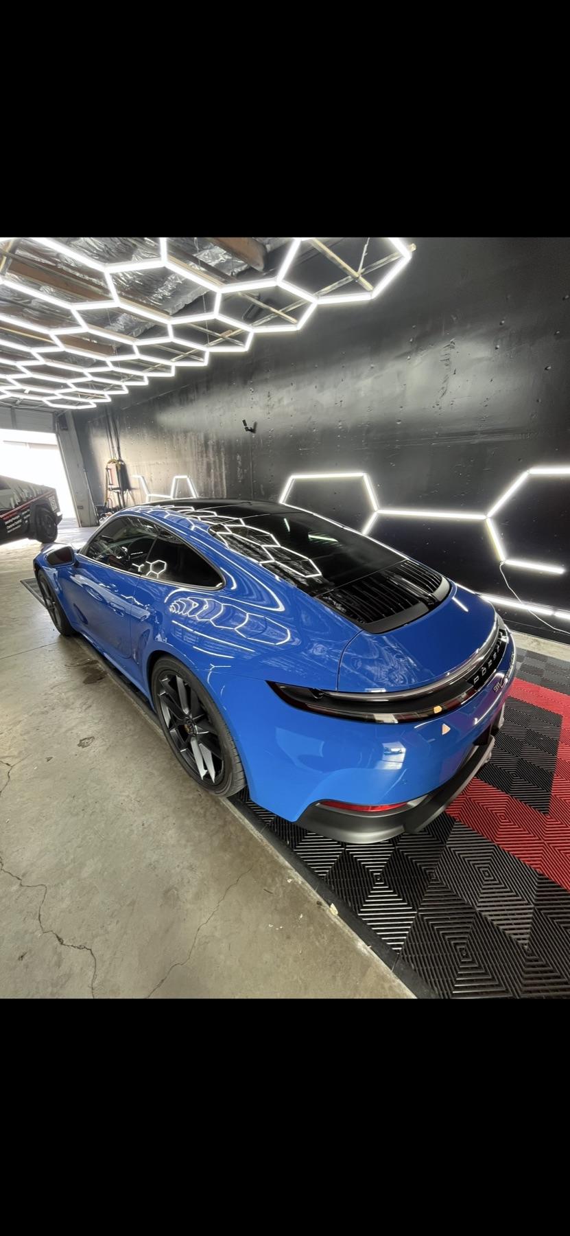Porsche 911 — Ceramic coating + tint